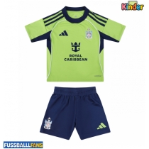 Fulham Auswärts Trikotsatz Kinder 2025-26 Kurzarm (+ Kurze Hosen)